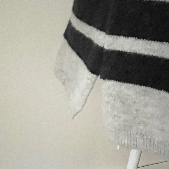 LOFT | Striped Foldover Off Shoulder Sweater *NWT* - Picture 4 of 13